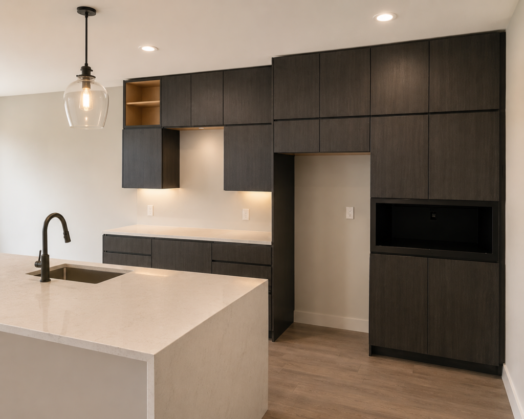 Modern Dark Oak Kitchen
