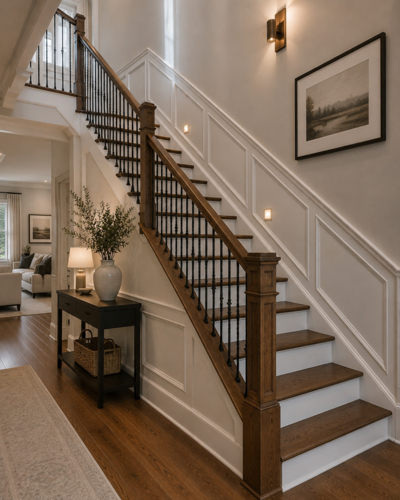 Staircase Wall Paneling